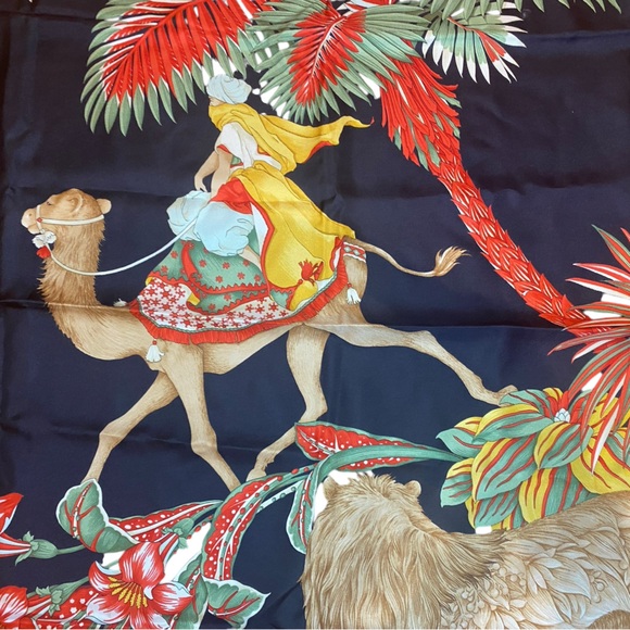 Authentic Salvatore Ferragamo Silk Scarf - Picture 2 of 5